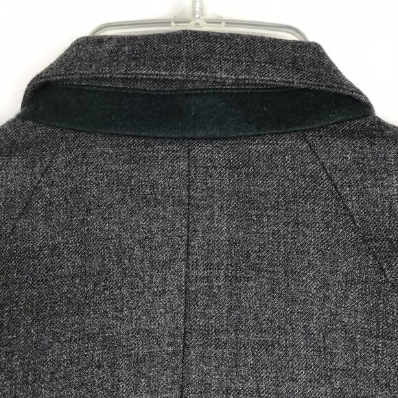 J.Crew Regent Blazer In Wool Flannel Gray One Button Lined Pockets Womens Size 2 - Picture 6 of 12